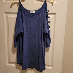 Dark blue top